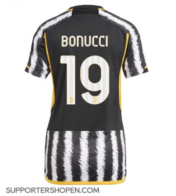 Juventus Leonardo Bonucci #19 Hemma Matchtröja Dam 2023-24 Kortärmad